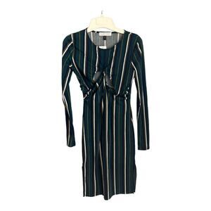 NEW Planet Gold Green Deep Teal Dress Size Small